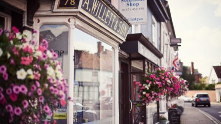 Shops fronts and flowers- Chelmsford - Beresfords Estate agents - Essex