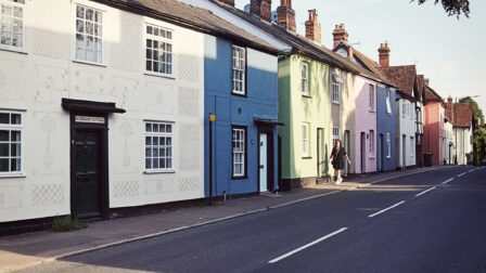 Colourful row of houses - Chelmsford - Beresfords Estate agents - Essex