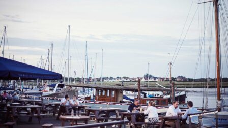 People socialising on town quay - Chelmsford - Beresfords Estate agents - Essex