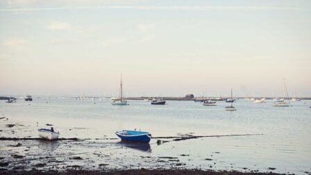 Boats in harbour - Mersea Island - Beresfords Estate agents - Essex