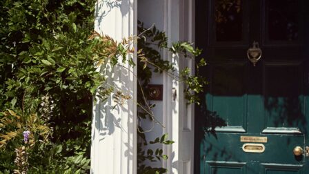 Green front door - Dedham - Beresfords Estate agents - Essex