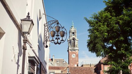 Town architecture and clock tower - Colchester - Beresfords Estate agents - Essex